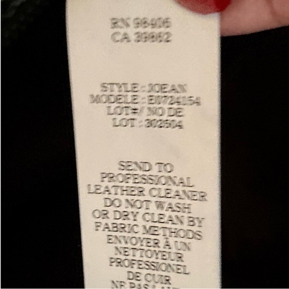 Theory Joean Goat Leather and Tweed Zipped Moto Jacket - Picture 8 of 8